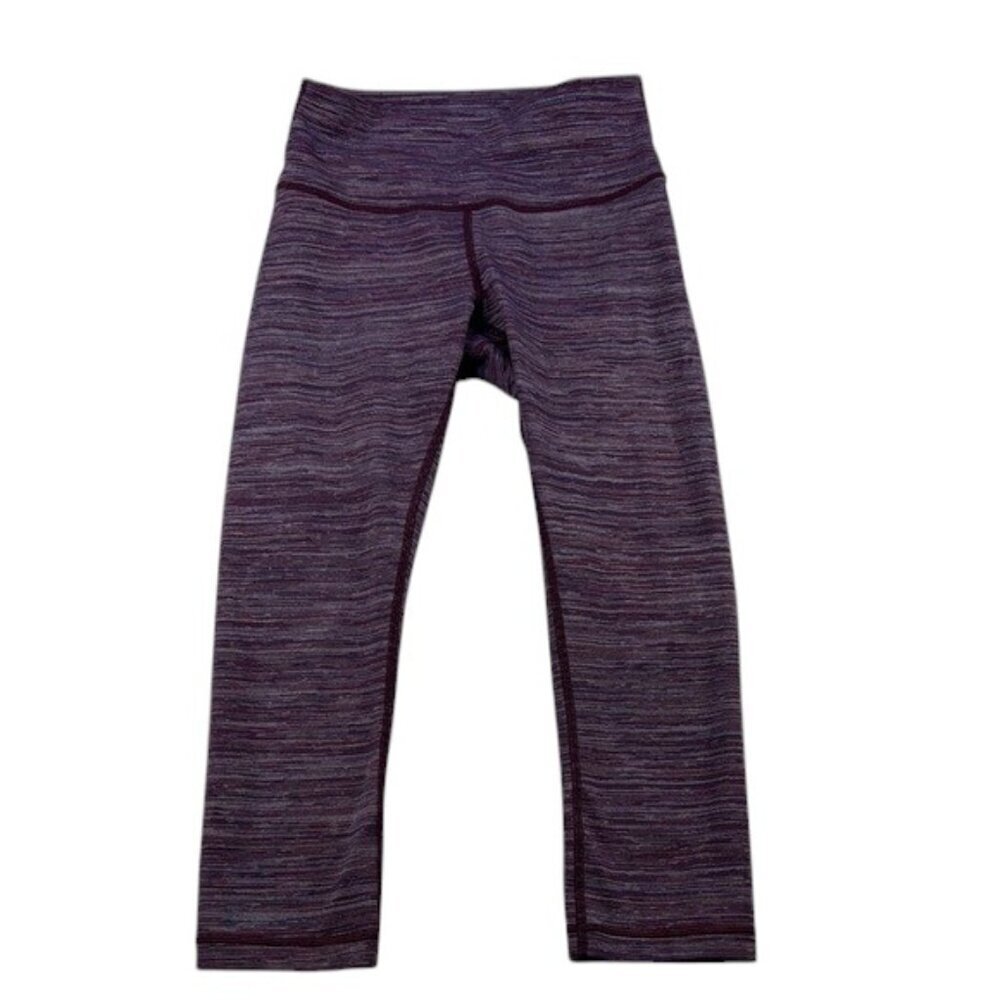 Lululemon Leggings Wunder Under Crop 21” Leg Women’s Size 6 Excellent Condition